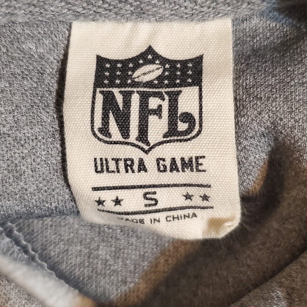 NFL Houston Oilers Gray Hoodie with Blue and Red Logo. Sz S - Picture 2 of 7